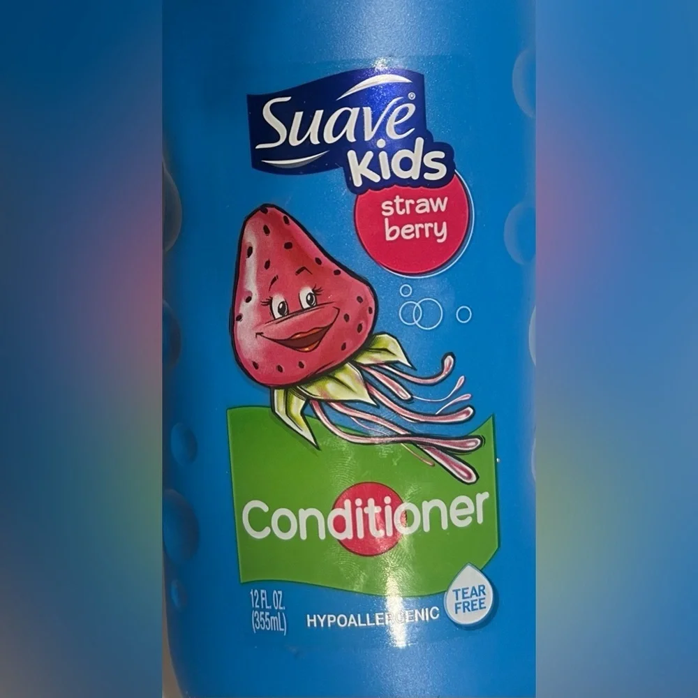 3 never used brand new suave kids conditioner strawberry scent 12 oz each